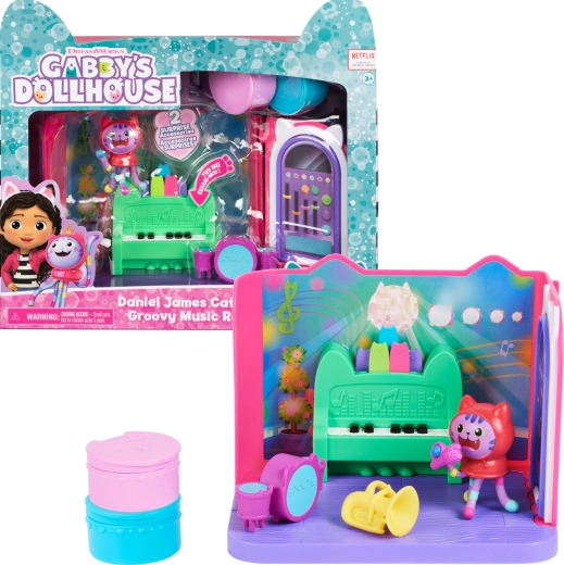 Gabby's Dollhouse muziekkamer van DJ Catnip