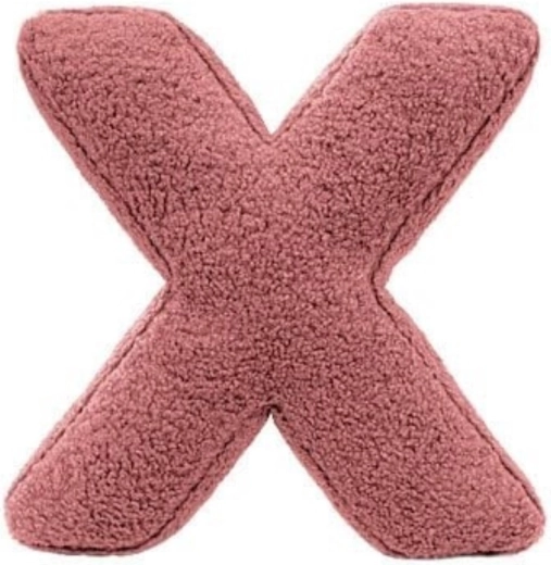MEALINI pluchen letter x roze