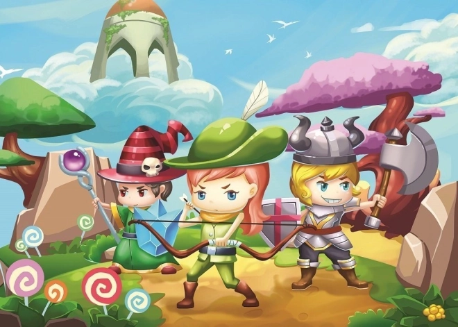 Puzzel Drie kleine helden 50 stukjes