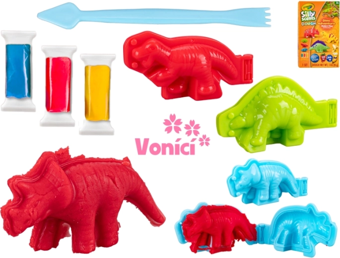 Crayola geurende boetseerklei met dinosaurussen, set voor kinderen