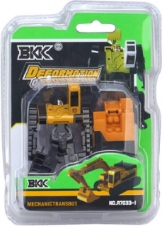 Transformerende robot - graafmachine/bulldozer/tankwagen