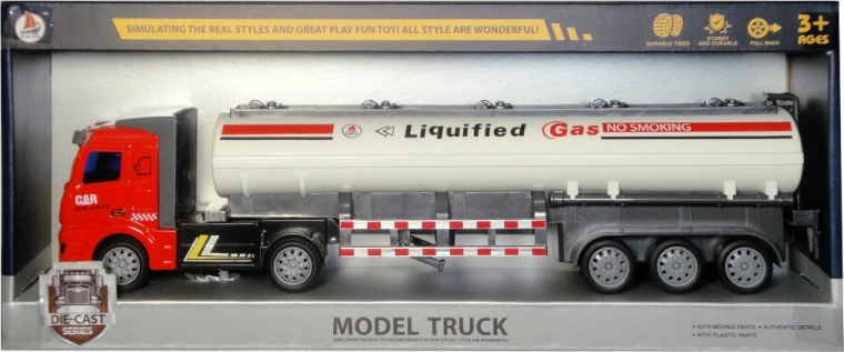 Tankwagen met pull-back aandrijving
