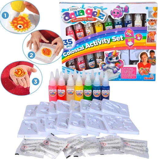 Aqua Gelz creatieve mega set met 13 gelkleuren