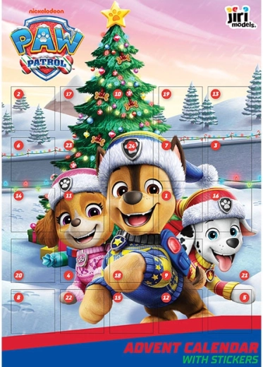 Adventskalender met stickers Paw Patrol