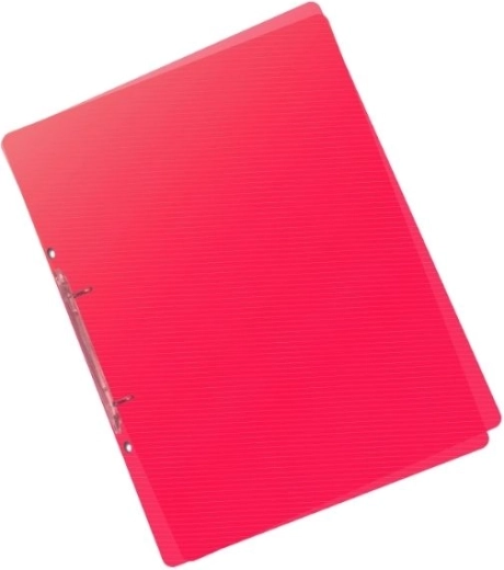 Ordner A5 PP met 2 ringen Lines rood
