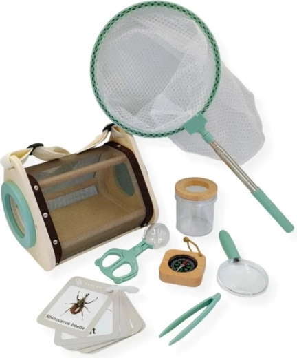 Houten set voor het vangen en observeren van insecten KABI voor kinderen 3+