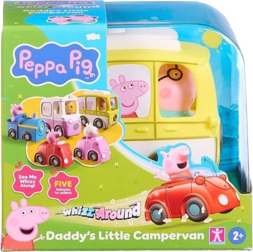 Peppa Pig caravan van papa Big op batterijen