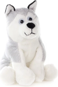 Pluchen huskyhond 15 cm