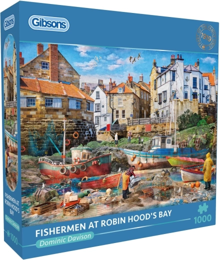 Gibsons puzzel Vissers in de baai van Robin Hood 1000 stukjes