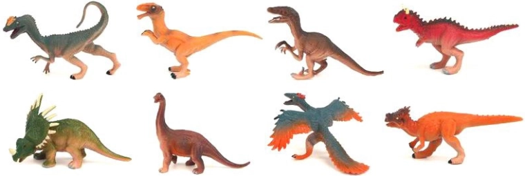 Dinosaurusfiguur 8–12 cm - 1 stuk