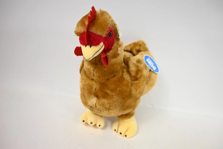 Pluche kip 28 cm