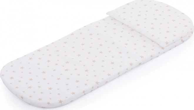 Matras voor kinderwagen Beige stars