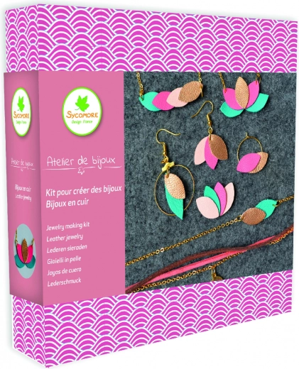 Creatieve set voor het maken van leren sieraden voor meisjes