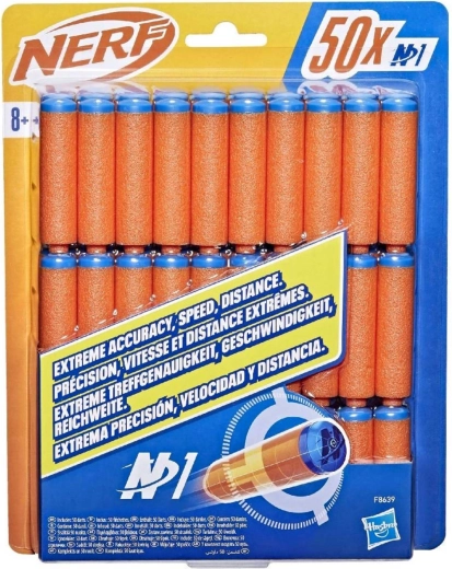 Hasbro Nerf N Series vervangende schuimrubberen darts - 50 stuks