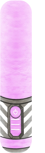 Fluffy Fighterz lichtgevende pluchen zwaard roze