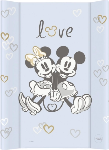 Ceba Baby aankleedkussen met vaste plaat Comfort 50 × 70 Disney Minnie & Mickey blauw
