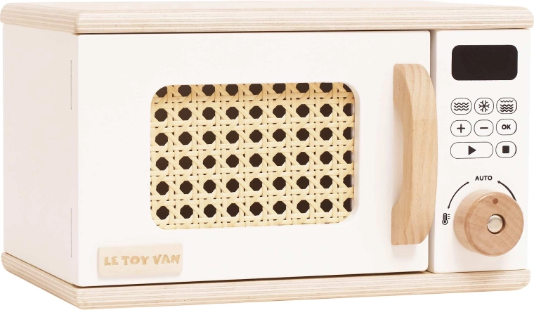 Houten speelgoedmicrogolfoven voor kinderen Le Toy Van