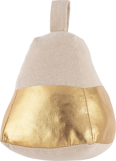 Deurstopper in de vorm van een peer 14 × 14 × 10 cm