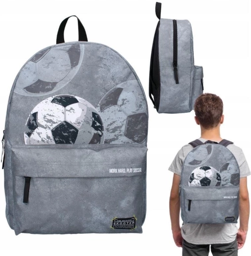 Schoolrugzak Skooter voetbal 39 cm