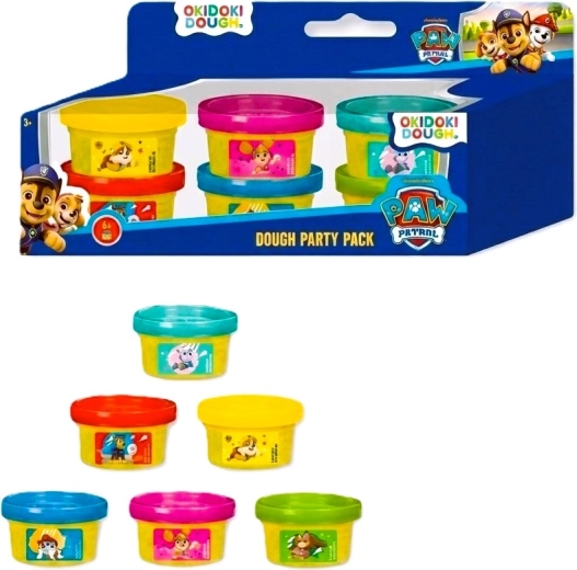 Boetseerklei Paw Patrol, set van 6 kleuren