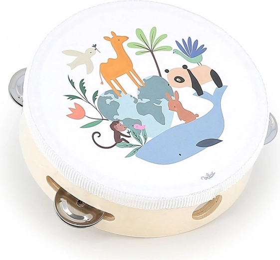 Houten tamboerijn Dieren van de wereld van Sarah Betz