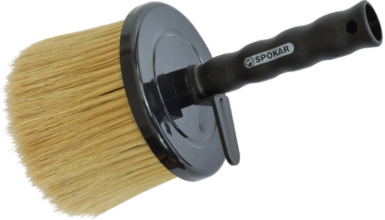 Ronde schilderskwast met kunststof handvat 13 cm