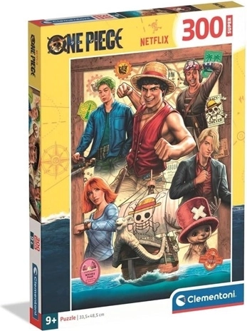Clementoni puzzel One Piece (Netflix) 300 stukjes