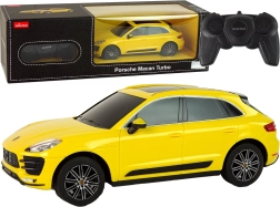 RC auto Porsche Macan Turbo 1:24 Rastar – geel