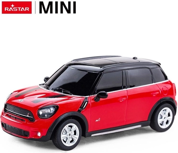 Rastar Mini Cooper S Countryman RC-auto 1:24 rood - 1 stuk