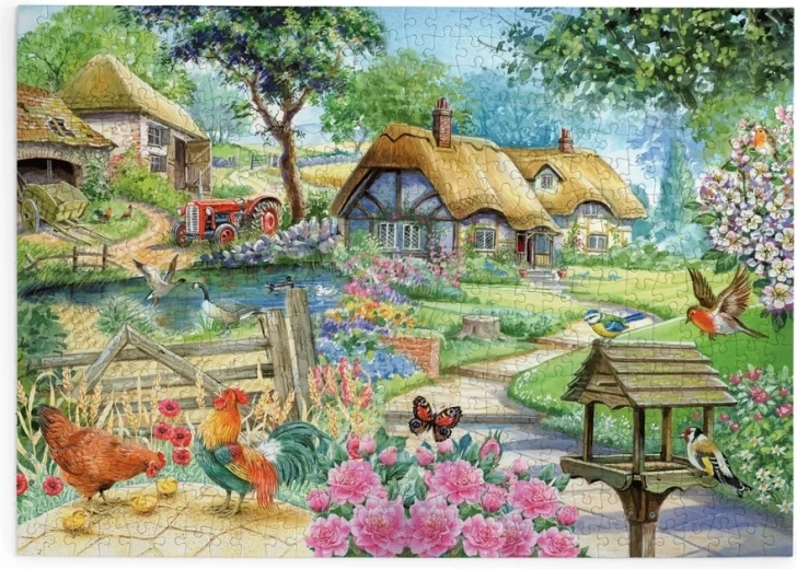 House of Puzzles Leven op het platteland puzzel met 500 extra grote stukjes