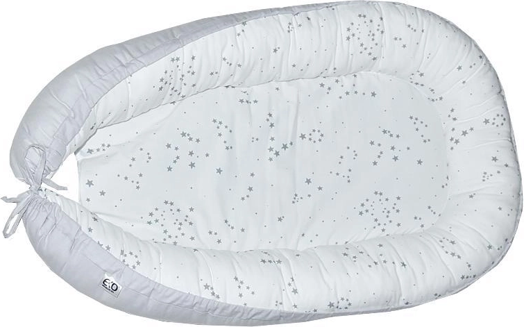 EKO babynestje van katoen – grijs