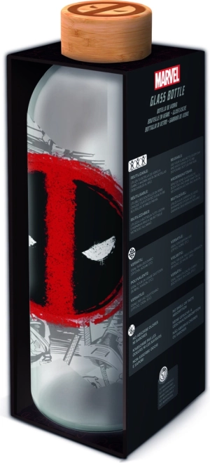 Glazen Fles Deadpool 1030 ml