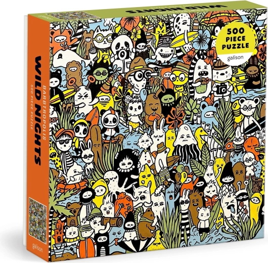 Galison vierkante puzzel Wilde nacht 500 stukjes