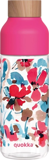 Drinkfles Quokka Ice Red Flowers 720 ml