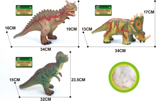 Zachte dinosaurus 34 cm