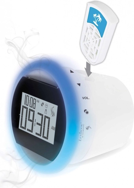 Geurige wekkerradio met parfumcapsule