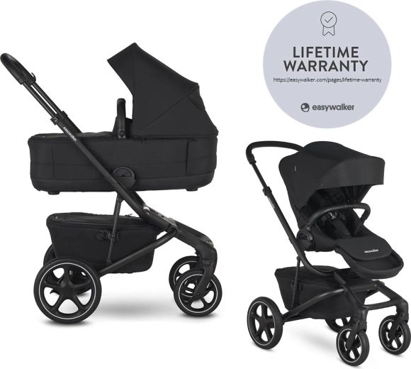 Easywalker Jimmey 2-in-1 combi-kinderwagen Pepper Black LITE RWS