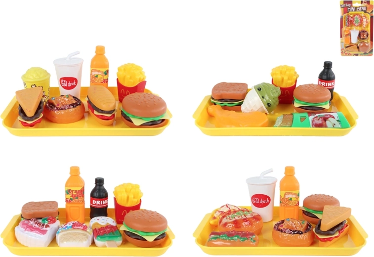 Kinderset fastfood 8–9 stuks
