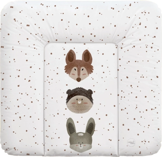 Ceba Baby zachte verschoonmat voor commode basic cute animals 75 × 72 cm