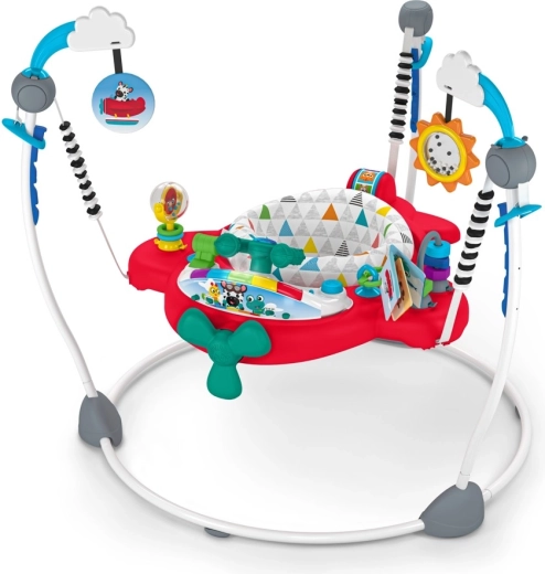 Baby Einstein springveer en 2-in-1 activiteitencentrum Ocean Explorers Airplane Adventure