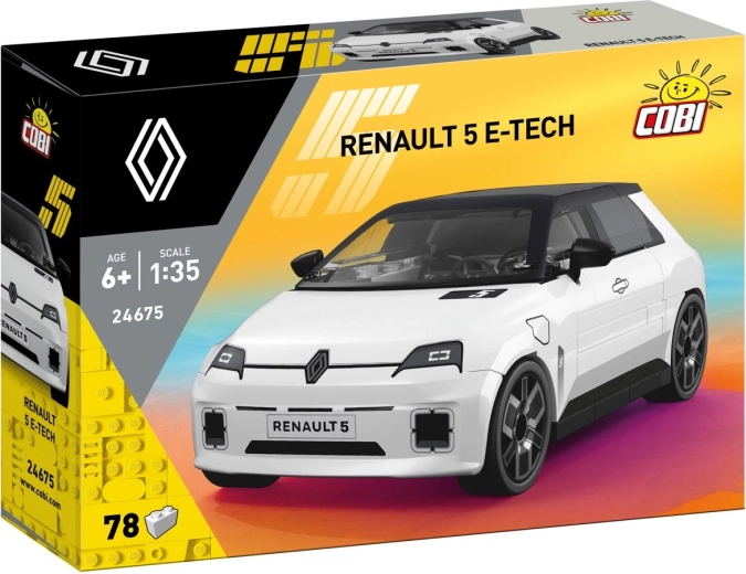 Cobi Renault 5 E-Tech Electric 1:35 (78 onderdelen) - 1 stuk