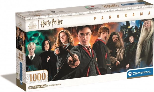 Puzzel 1000 stukjes Panorama Compact Harry Potter