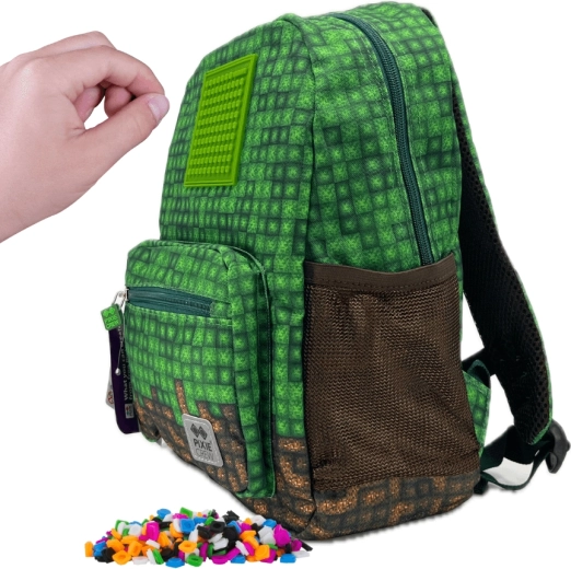 Pixie Crew kleine kinderrugzak groen Mine&Craft