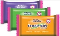 Fresh 'n Soft vochtige handdoekjes Classic 15 stuks