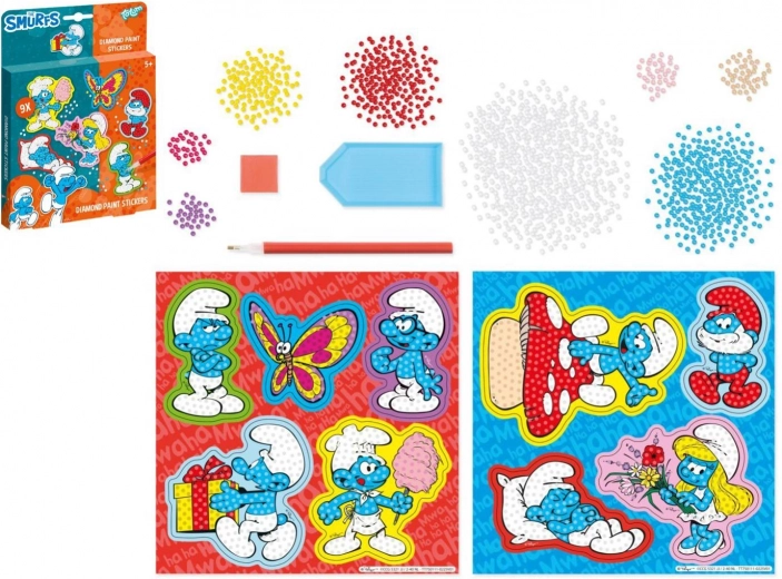 Creatieve set diamant schilderen SMURFEN