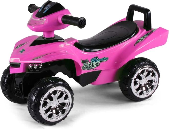 Milly Mally loopquad Monster zwart-roze