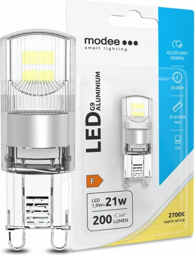 LED-lamp G9 Modee 1,9 W warm wit