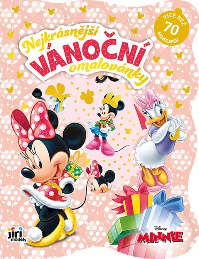 Kerstkleurboek met Minnie-stickers