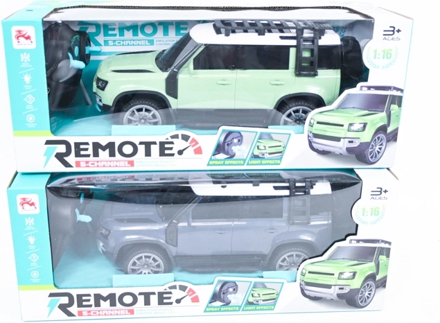 RC-terreinwagen met batterij
