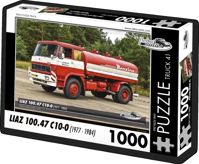Puzzel RETRO-AUTA Liaz 100.47 C10-0 TRUCK 1000 stukjes